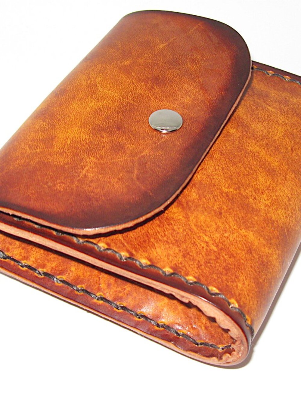 leather belt bag, Slips on belt bag, Viking Leather pouch, bushcraft pouch